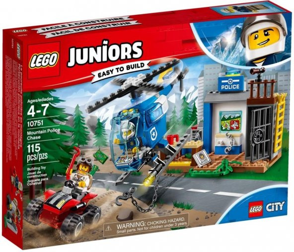 LEGO Juniors Dağ Polisi Takibi 10751 BJ-70LEJ10751