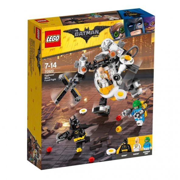 Lego Batman Film Egghead Robot Yemek Savaşı 70920 BJ-70LMVB70920