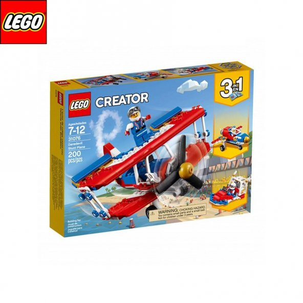 Lego Creator Cesur Akrobasi Uçağı Eğitici Zeka Geliştiren Oyuncak
