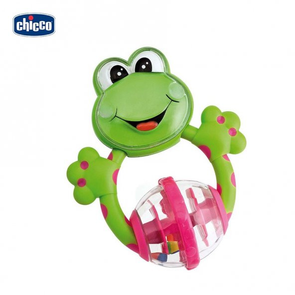 Chicco Eğlenceli Diş Kaşıma Çıngırağı Kurbağa Eğitici Bebek Oyunc
