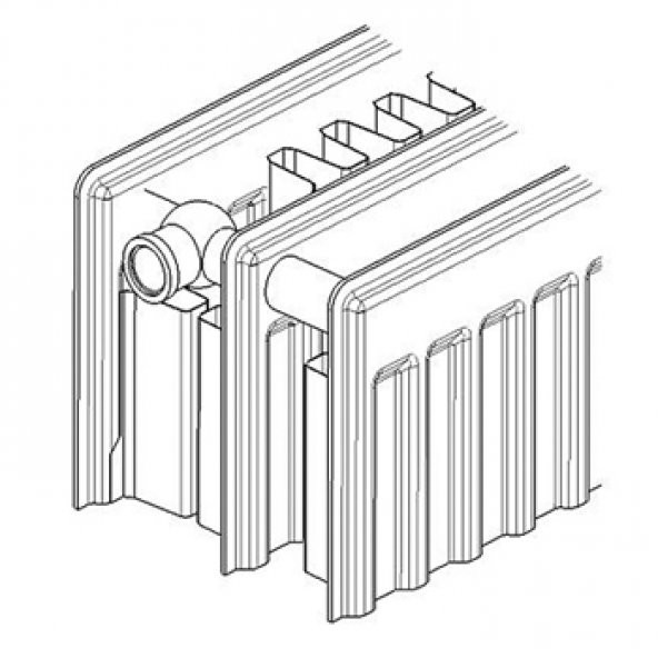 Demirdokum  Dkek (Pkkpkp) 900-600 Panel Radyator 33 htv tip 33 kompakt ventilli - 2