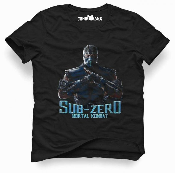 Tshirthane Mortal kombat sub zero fatality 1 Tişört Erkek Tshirt