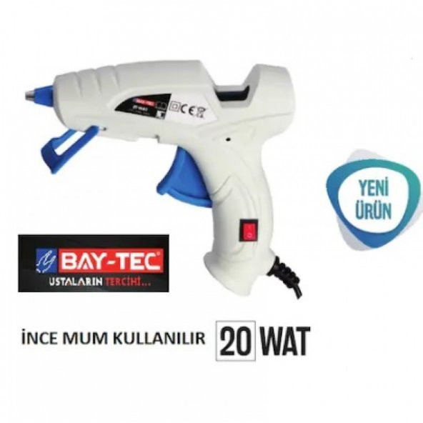 Sıcak Mum Silikon Tabancası BAY - TEC 20W (2 Adet Silikon) - 5