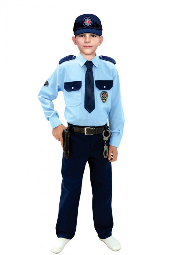 Türk Polis Kostümü Çocuk Kıyafeti