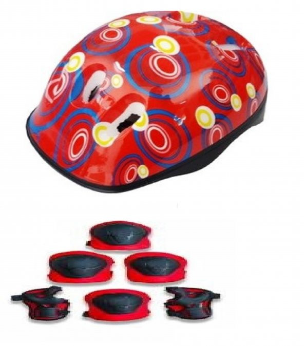 Scooter Bisiklet Kaykay Paten Kask Dizlik Dirseklik Koruma Seti - 3