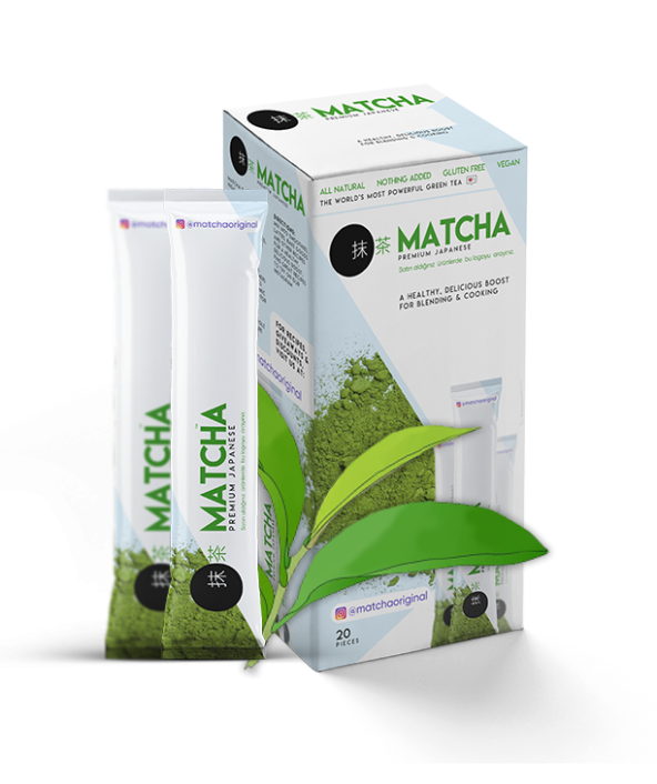 Matcha (Maça) Premium Japon Çayı Detox Antioxidant 20x10 gr Saşe Orijinal Hologram Sorgulamalı