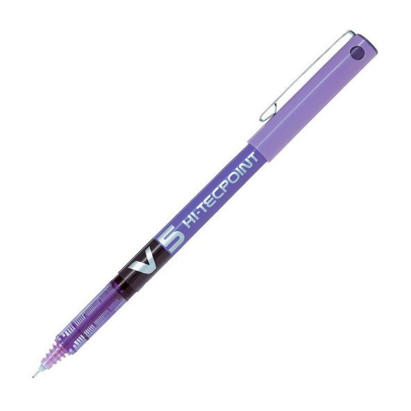PILOT V5 05 IGNE UCLU ROLLER KALEM MOR - 2