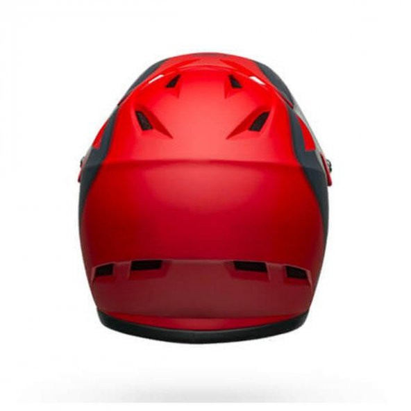 Bell Sanction Full Face Bisiklet Kaskı Siyah/Gri/Kırmızı Large - Resim 3