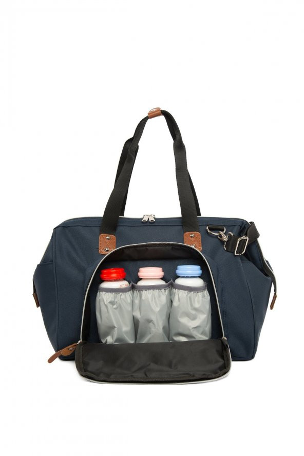 Bagmori Lacivert Askılı Anne Bebek Bakım Çantası - Resim 2