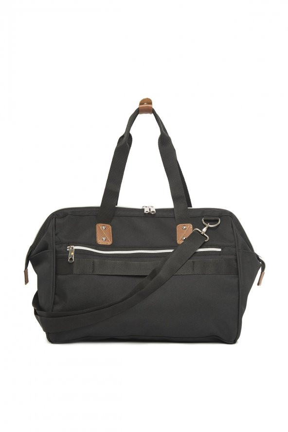 Bagmori Siyah Askılı Anne Bebek Bakım Çantası - 5