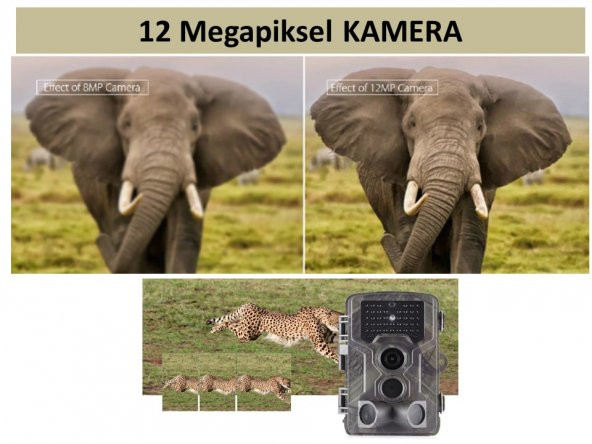 Fotokapan PIR Sensörlü Kamuflaj Kamera - 3