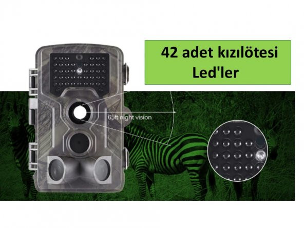 Fotokapan PIR Sensörlü Kamuflaj Kamera - 4