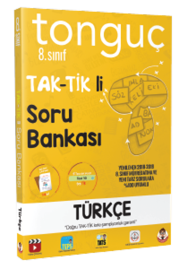 Tonguç Akademi 8. Sınıf Türkçe Taktikli Soru Bankası Lgs