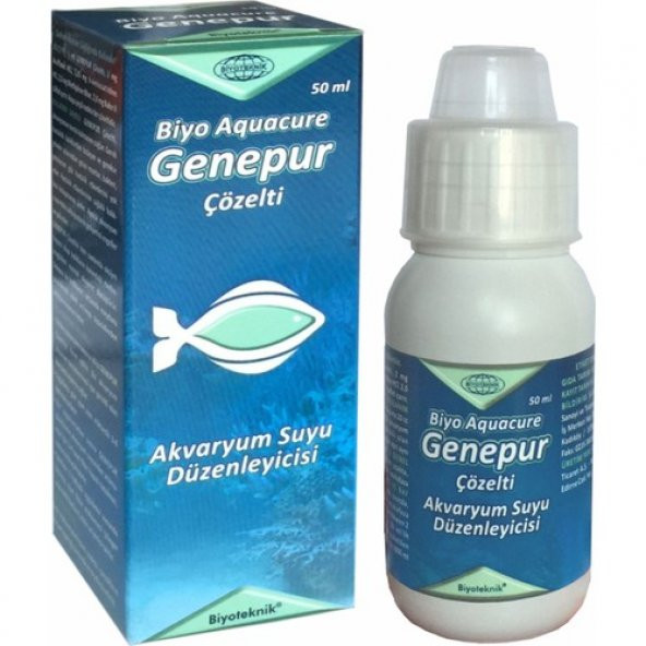 Biyoteknik Genepur Mantar- Dış Parazit Akvaryum Su Düzenleyici 50 ml