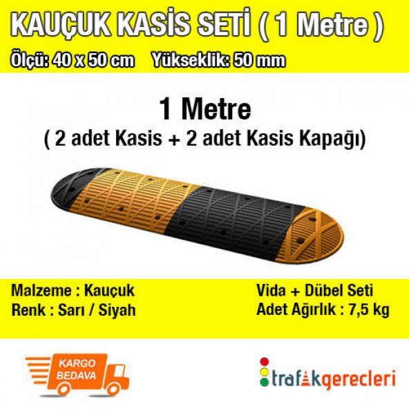 KAUÇUK KASİS SETİ (1 METRE)