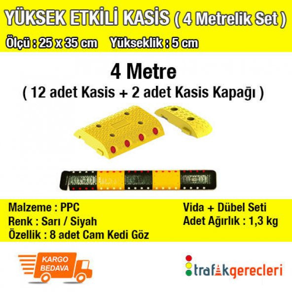 YÜKSEK ETKİLİ KASİS SETİ (4 METRE)