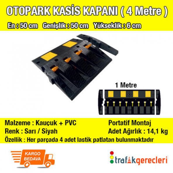 OTOPARK KASİS KAPANI SETİ (4 METRE)