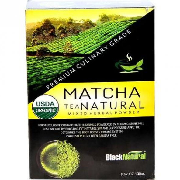 Blacknaturel Matcha Çayı 100 gr