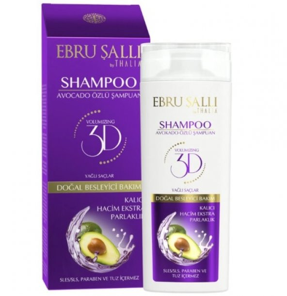 Thalia Ebru Şallı Yağlı Saçlar İçin Şampuan 300 ML