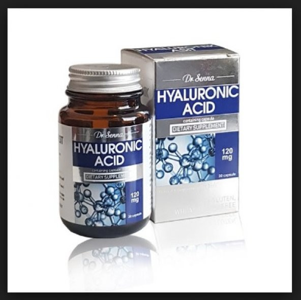 Hyaluronic Acid - Hyaluronik Asit - Dr.Senna 120 mg. x 30 kapsül