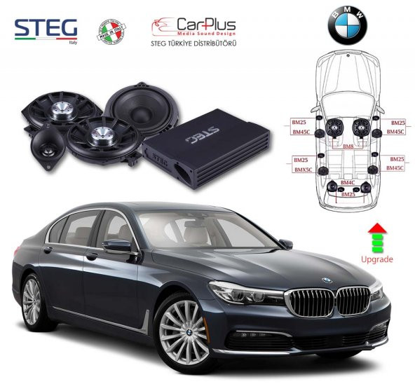 BMW 7 Serisi STEG Italy Sound System FULL PAKET