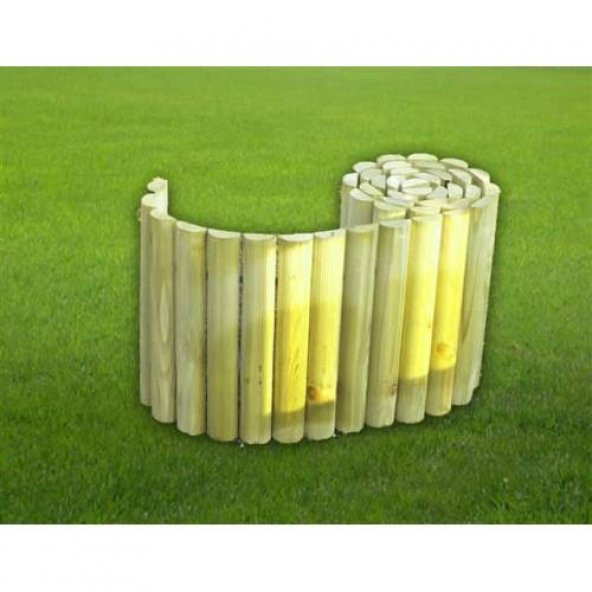 Ahşap Bahçesi Çiti Bahçe Bordürü 20x150cm - 2