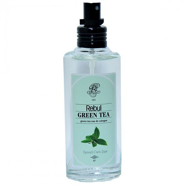 Rebul Yeşil Çay Kolonyası 80 Derece Cam Şişe Sprey Green Tea 100 ML - 6
