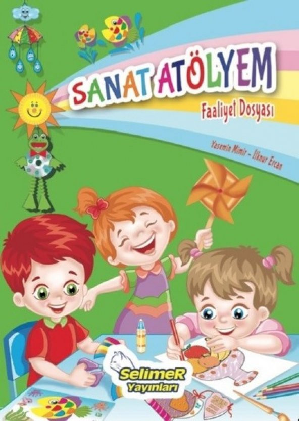 Sanat Atölyem Faaliyet Dosyası - Okul Öncesi Sanat Etkinlikleri Büyük Boy - 1