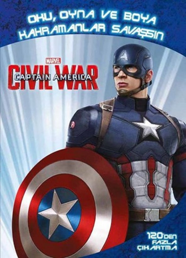 Marvel Captain America Civil War - Oku, Oyna ve Boya Kahramanlar Savaşsın
