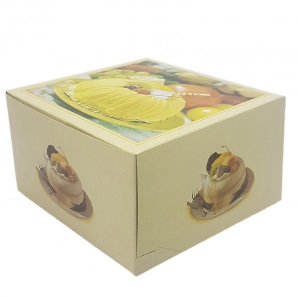Turta - Pasta Kutusu 3 No 27 Cm x 11 Cm 100 Adet - 2