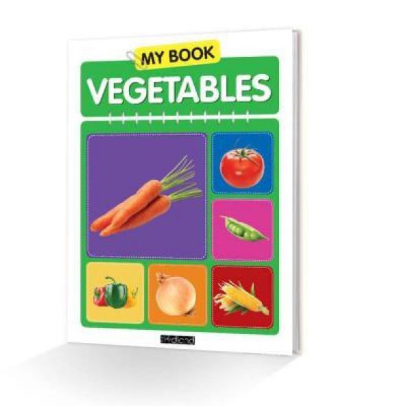 My Book Vegetables (Sebzeler) - Okulöncesi İngilizce Eğitim Kitabı