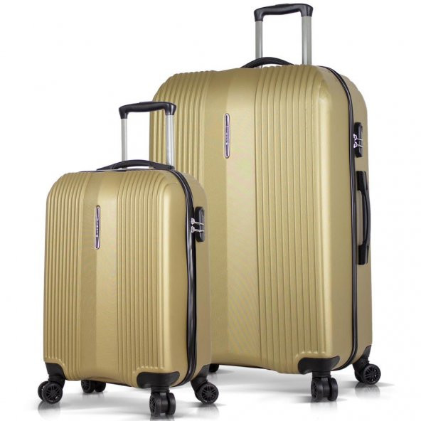 Tiger Hiking Basic Abs Büyük+Kabin Boy 2 li Set Valiz, Seyahat Çantası - 3