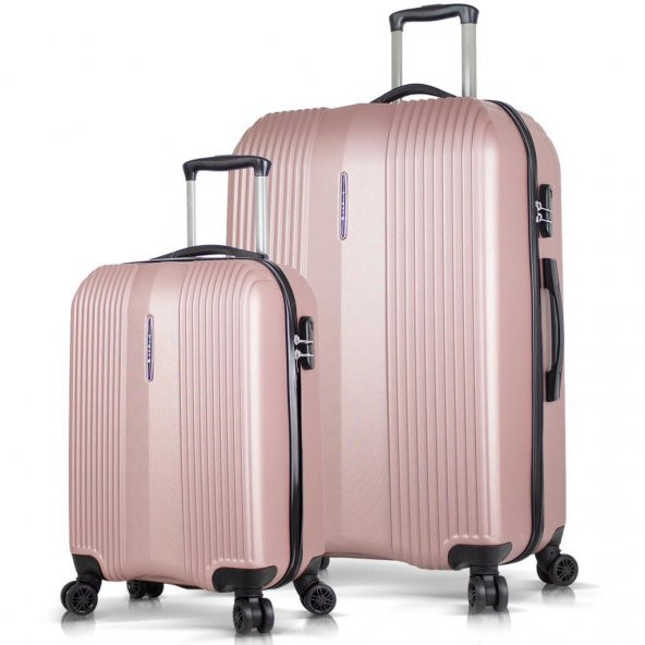 Tiger Hiking Basic Abs Büyük+Kabin Boy 2 li Set Valiz, Seyahat Çantası - 5