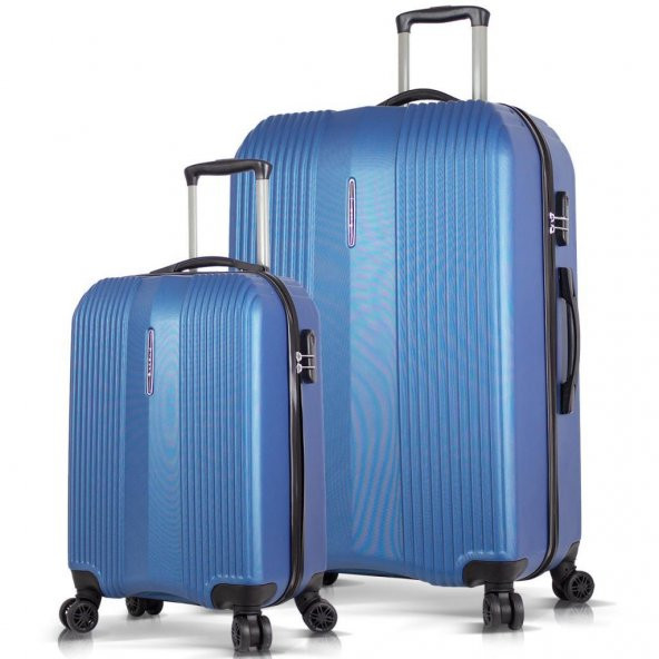 Tiger Hiking Basic Abs Büyük+Kabin Boy 2 li Set Valiz, Seyahat Çantası - 7