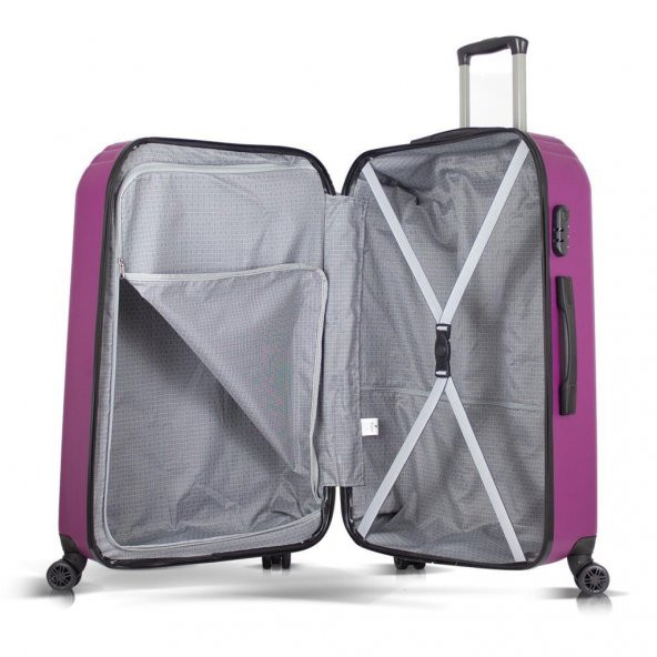Tiger Hiking Basic Abs Büyük+Kabin Boy 2 li Set Valiz, Seyahat Çantası - 8