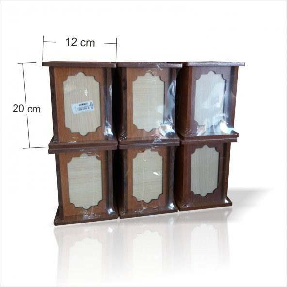 Restauranta Masaüstü Otomatik Yaylı Ahşap Peçetelik Kağıt Mendillik Havluluk Elbezi Dispenser Kutu - Resim 2