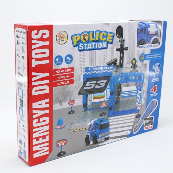 Sök Tak Polis Merkezi Pilli Anonslu Sesli Işıklı Lego Blocks