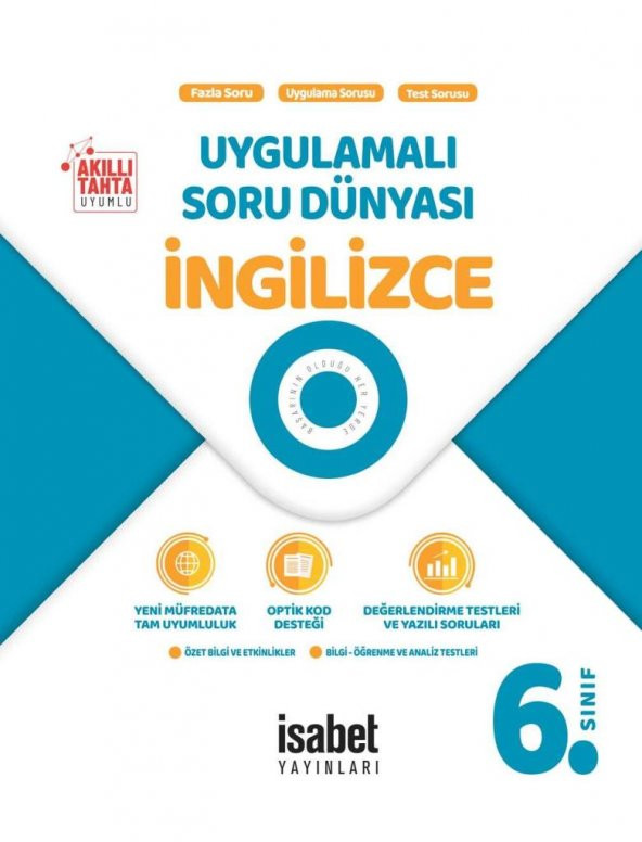 6.Sınıf Uygulamalı İngilizce Soru Dünyası Bankası İsabet Yayınları