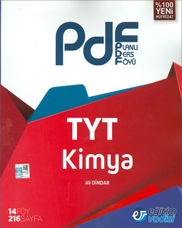 TYT Kimya PDF Konu Anlatımlı - Eğitim Vadisi Yayınları Planlı Ders Föyü