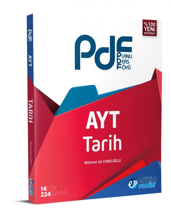 AYT Tarih PDF Konu Anlatımlı - Eğitim Vadisi Yayınları
