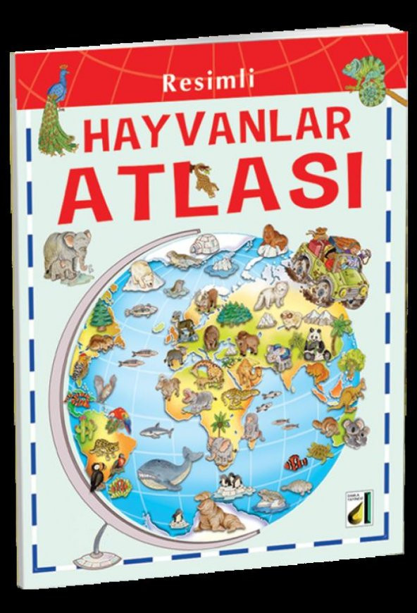 Resimli Hayvanlar Atlası Büyük Boy - Damla Yayınevi - 1