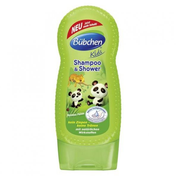 Bübchen Bamboo Panda Şampuan ve Duş Jeli 230ml