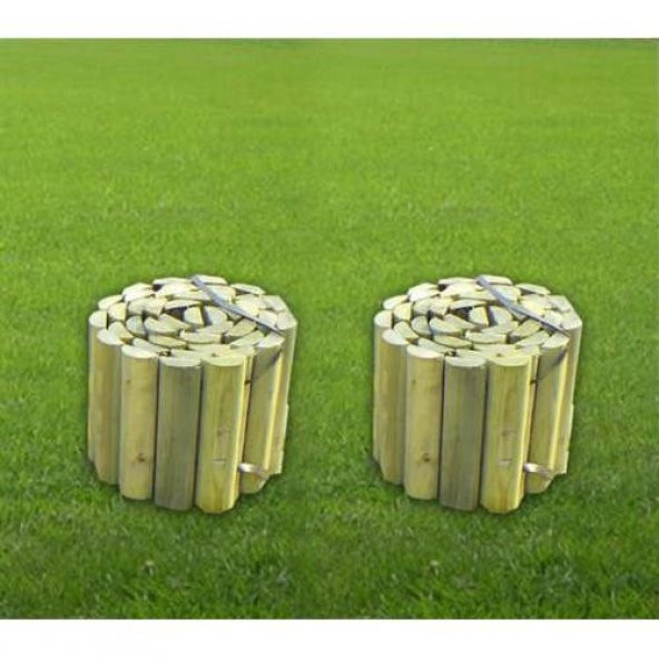 Ahşap Bahçesi Çiti 20x150cm 2'li