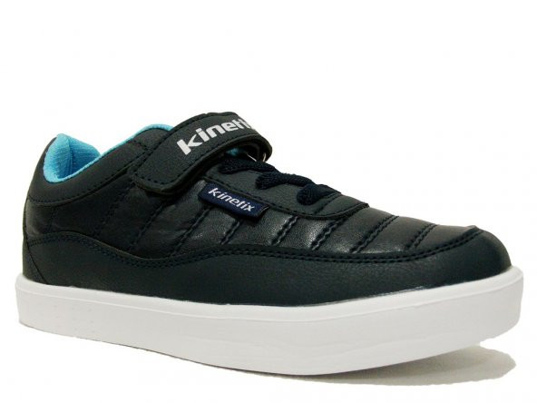 Kinetix Ernon Lacivert Mavi Cırtlı Çocuk Spor Ayakkabı