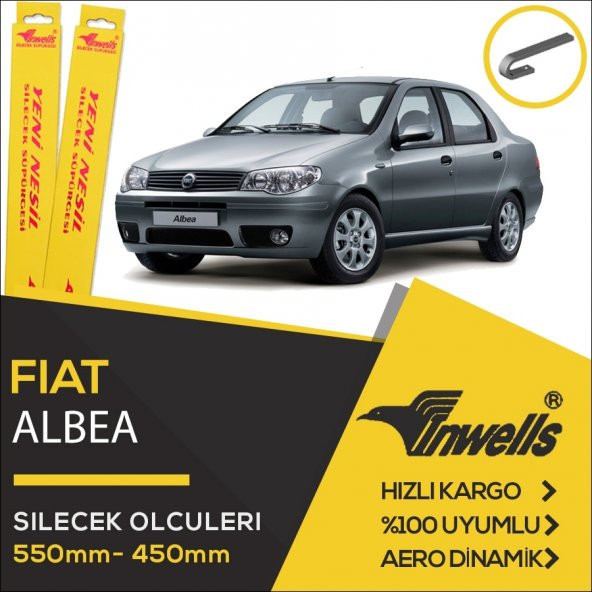 Fiat Albea Muz Silecek Takımı (2002-2012) İnwells