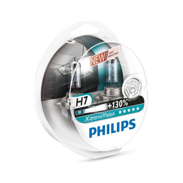 Philips Xtreme Vision H7 12972XV+S2 130 Daha Fazla Işık