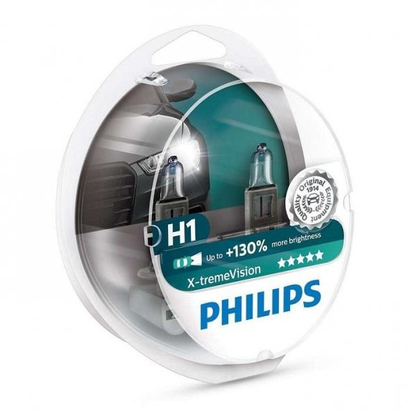 Philips Xtreme Vision H1 12258XV+S2 130 Daha Fazla Işık