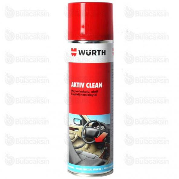 Würth Activ Clean Araç İçi Aktif Temizleme Köpüğü 500 ml - 2