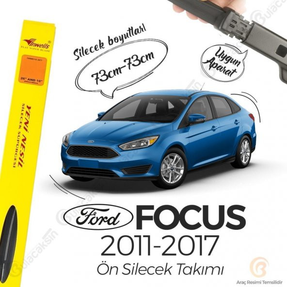 Ford Focus 3 Muz Silecek Takımı (2011-2018) İnwells