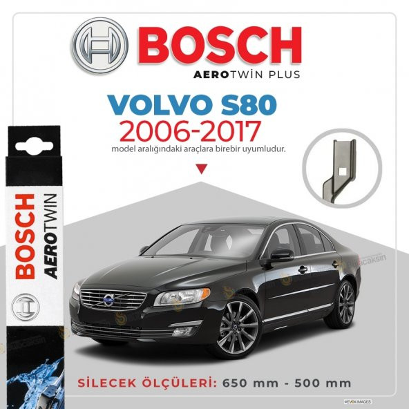 Volvo S80 Muz Silecek Takımı (2006-2017) Bosch Aerotwin